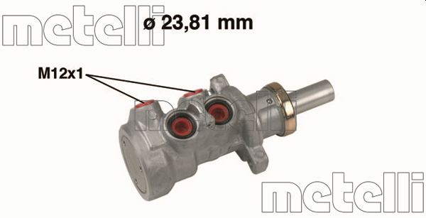 Pompa centrala, frana 05-0640 METELLI