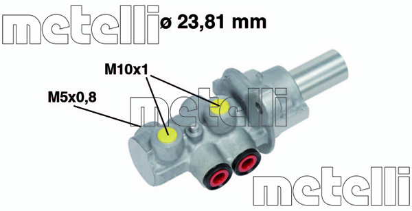 Pompa centrala, frana 05-0683 METELLI