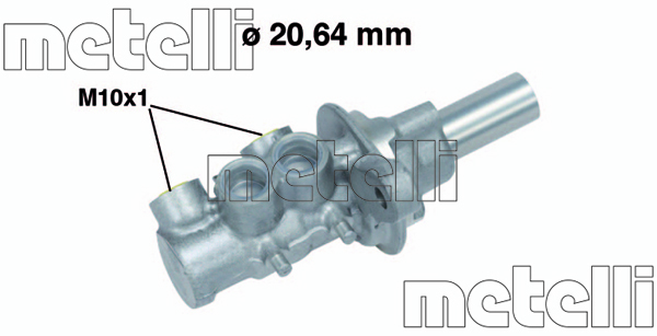 Pompa centrala, frana 05-0691 METELLI