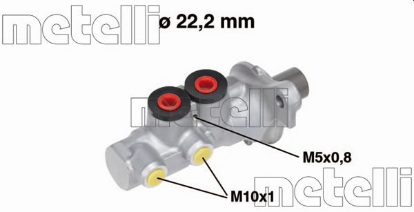 Pompa centrala, frana 05-0692 METELLI