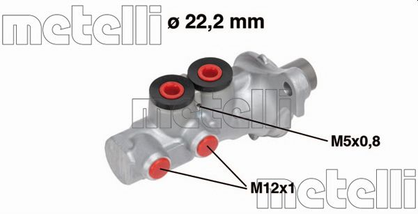 Pompa centrala, frana 05-0693 METELLI