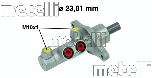 Pompa centrala, frana 05-0705 METELLI