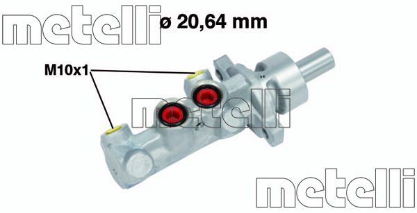 Pompa centrala, frana 05-0709 METELLI