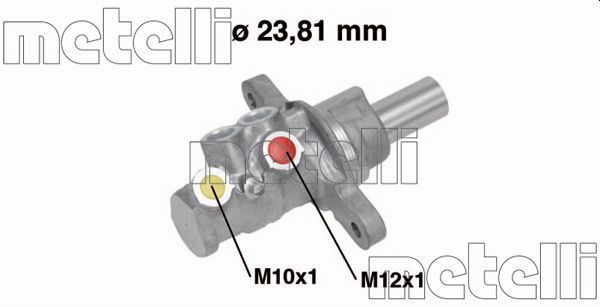 Pompa centrala, frana 05-0724 METELLI