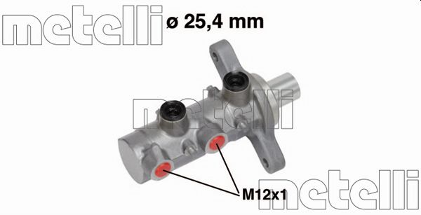 Pompa centrala, frana 05-0727 METELLI