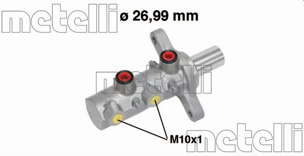 Pompa centrala, frana 05-0728 METELLI