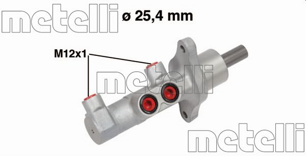 Pompa centrala, frana 05-0732 METELLI