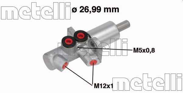 Pompa centrala, frana 05-0733 METELLI