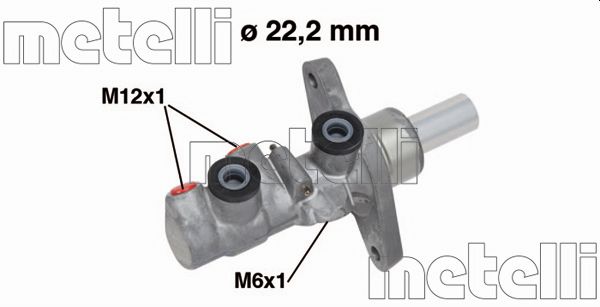 Pompa centrala, frana 05-0743 METELLI