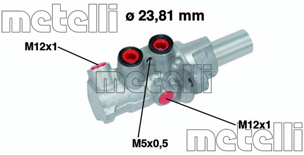 Pompa centrala, frana 05-0749 METELLI