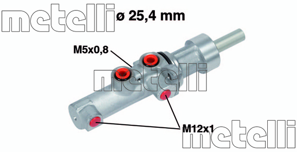 Pompa centrala, frana 05-0752 METELLI