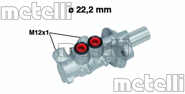 Pompa centrala, frana 05-0757 METELLI