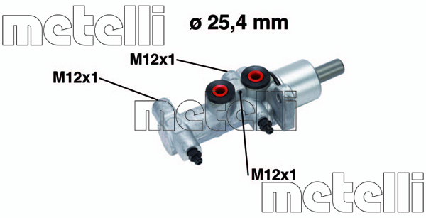 Pompa centrala, frana 05-0766 METELLI