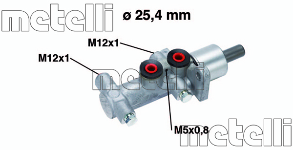 Pompa centrala, frana 05-0767 METELLI