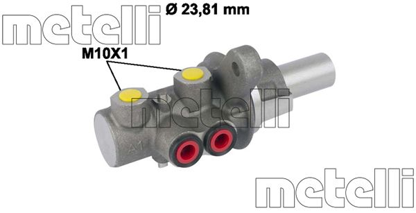 Pompa centrala, frana 05-0778 METELLI