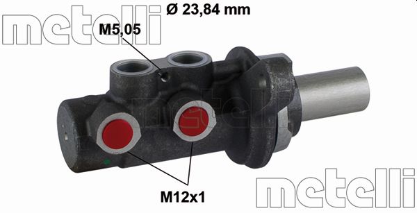 Pompa centrala, frana 05-0786 METELLI