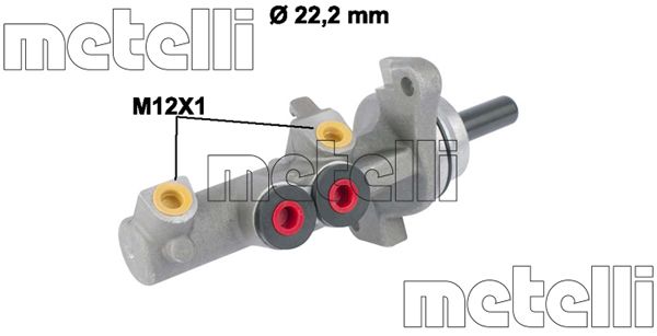 Pompa centrala, frana 05-0833 METELLI