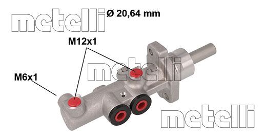 Pompa centrala, frana 05-0849 METELLI