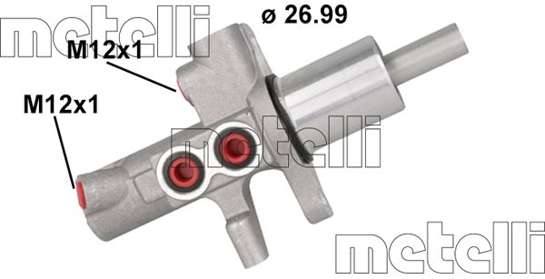 Pompa centrala, frana 05-0890 METELLI