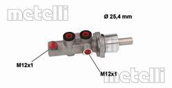 Pompa centrala, frana 05-0893 METELLI