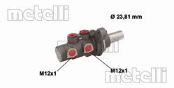 Pompa centrala, frana 05-0896 METELLI