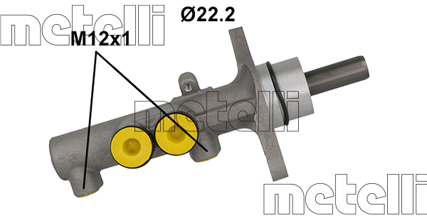 Pompa centrala, frana 05-1186 METELLI