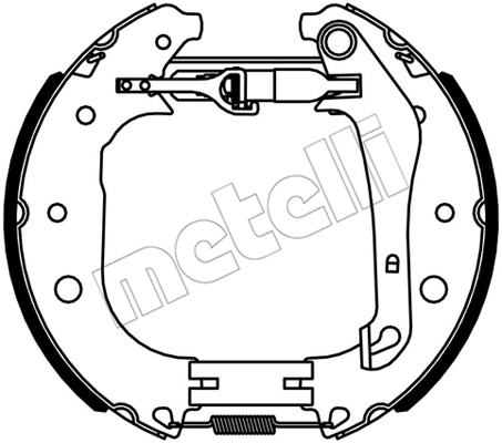 Set saboti frana 51-0534 METELLI