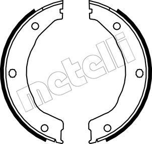 Set saboti frana, frana de mana 53-0145 METELLI