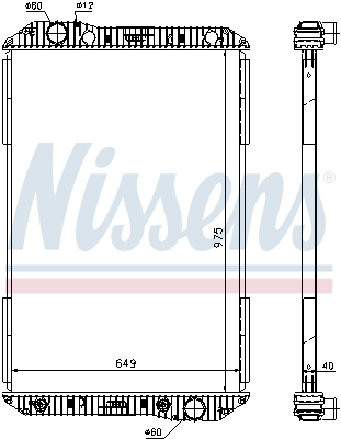 Radiator, racire motor 625710 NISSENS