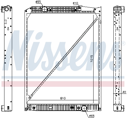 Radiator, racire motor 62791A NISSENS