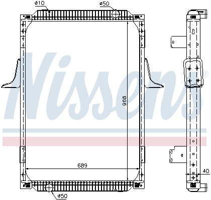 Radiator, racire motor 63787A NISSENS