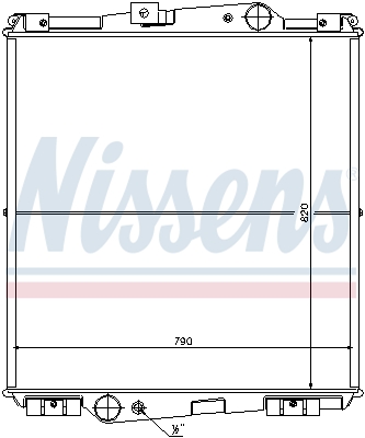 Radiator, racire motor 65464 NISSENS