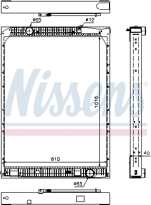 Radiator, racire motor 67169 NISSENS