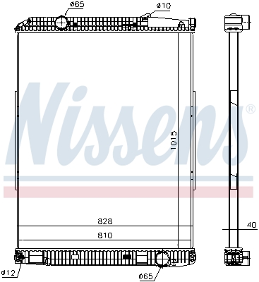 Radiator, racire motor 671690 NISSENS