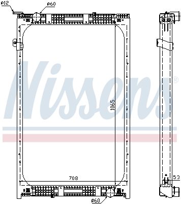 Radiator, racire motor 67171 NISSENS