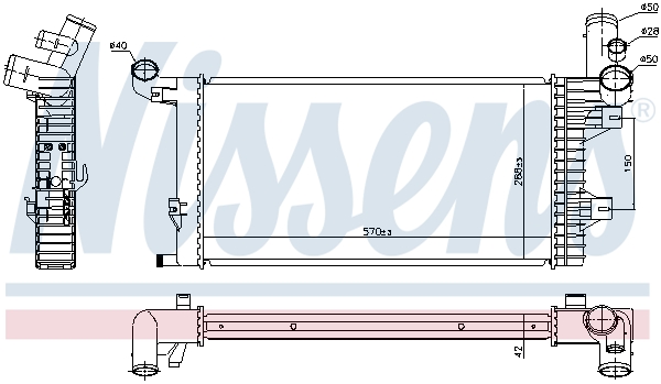 Radiator, racire motor 67172 NISSENS