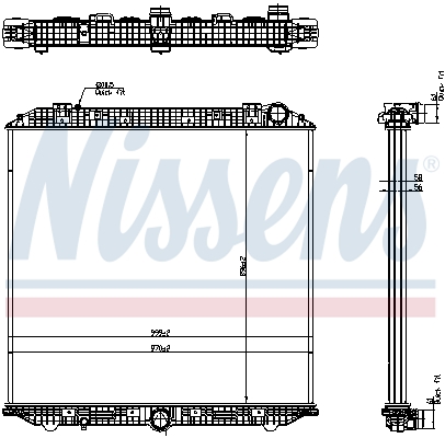 Radiator, racire motor 671750 NISSENS