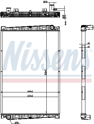 Radiator, racire motor 67193 NISSENS