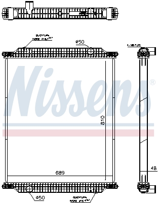 Radiator, racire motor 67197 NISSENS