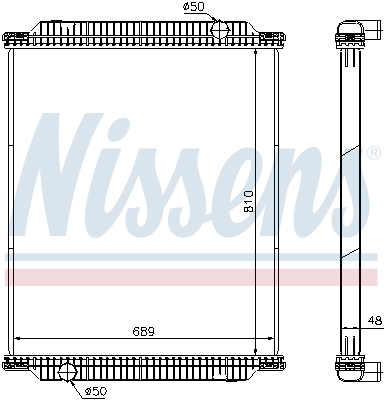 Radiator, racire motor 67218 NISSENS