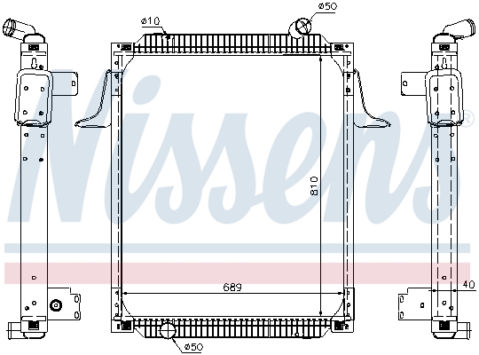 Radiator, racire motor 67245 NISSENS