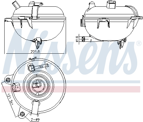 Vas de expansiune, racire 996130 NISSENS