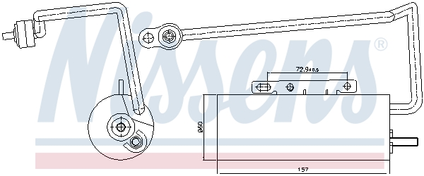 Uscator,aer conditionat 95410 NISSENS