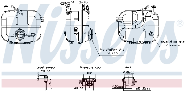 Vas de expansiune, racire 996243 NISSENS