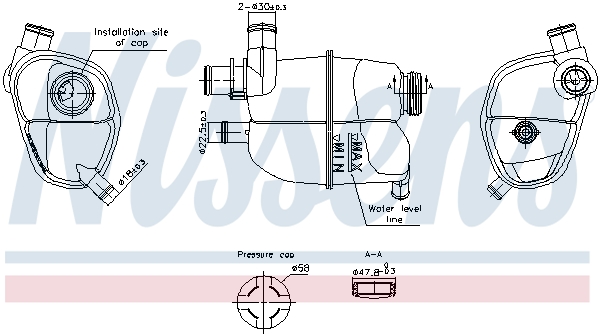 Vas de expansiune, racire 996302 NISSENS