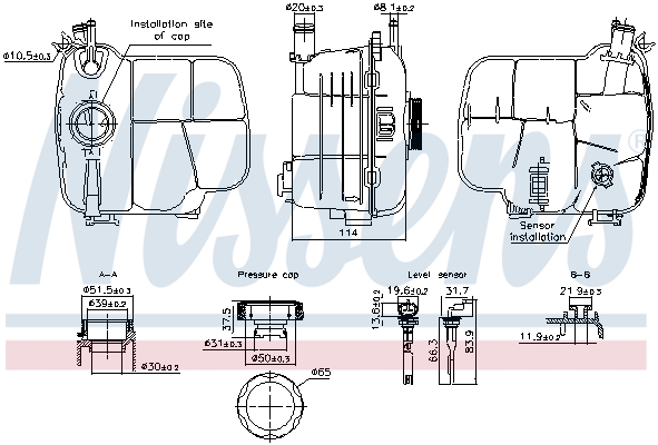 Vas de expansiune, racire 996305 NISSENS