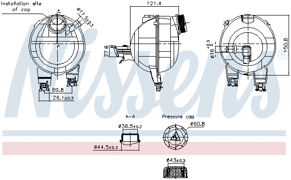 Vas de expansiune, racire 996306 NISSENS