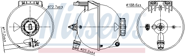 Vas de expansiune, racire 996309 NISSENS