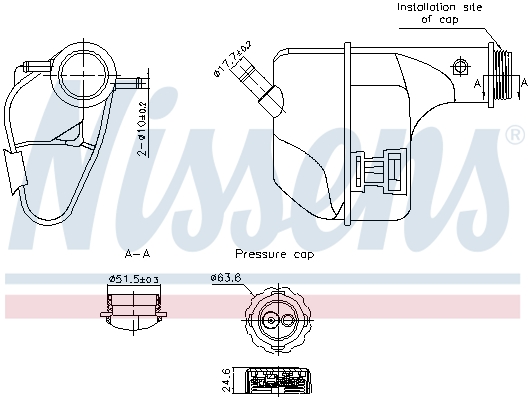 Vas de expansiune, racire 996355 NISSENS