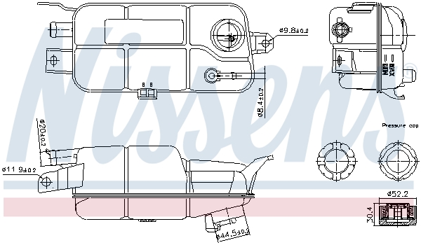 Vas de expansiune, racire 996359 NISSENS